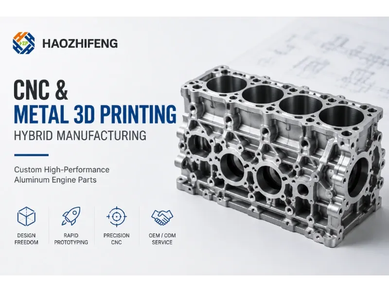 Waarom de combinatie CNC en metaalprinten populair is bij de productie van aluminium motoren?